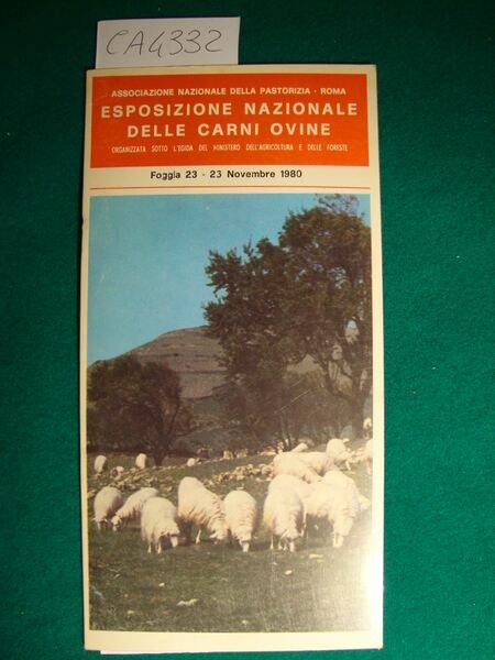 Esposizione nazionale della carni ovine - Organizzata sotto l'egidia del …