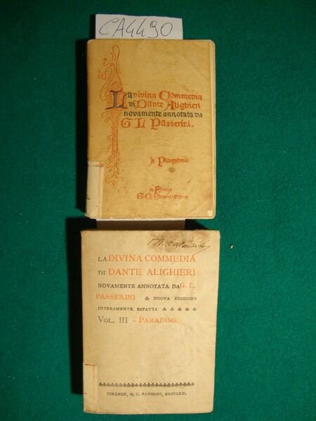 La Divina Commedia (Purgatorio e Paradiso)