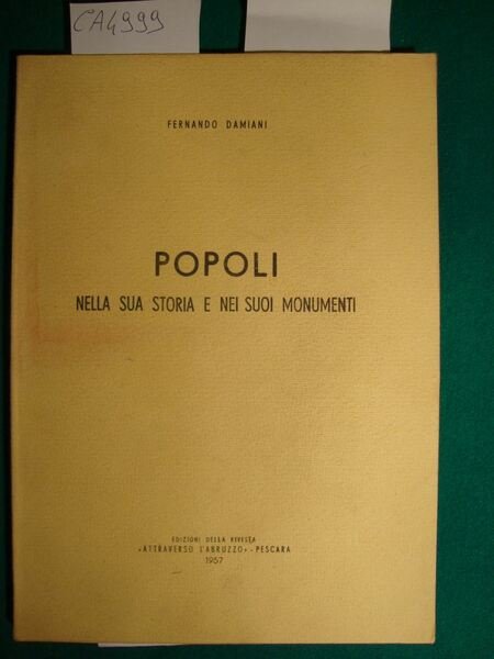 Popoli nella sua storia e nei suoi monumenti | Immagine principale