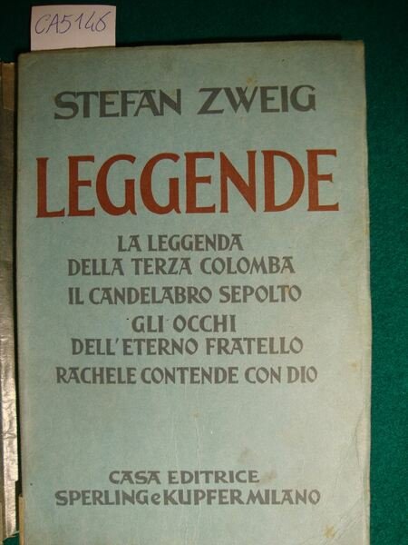 Leggende - La leggenda della terza colomba - Il candelabro …