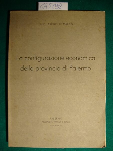 La configurazione economica della provincia di Palermo