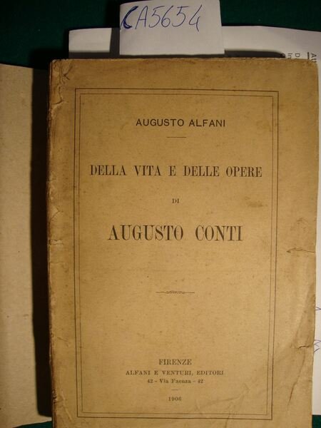 Della vita e delle opere di Augusto Conti