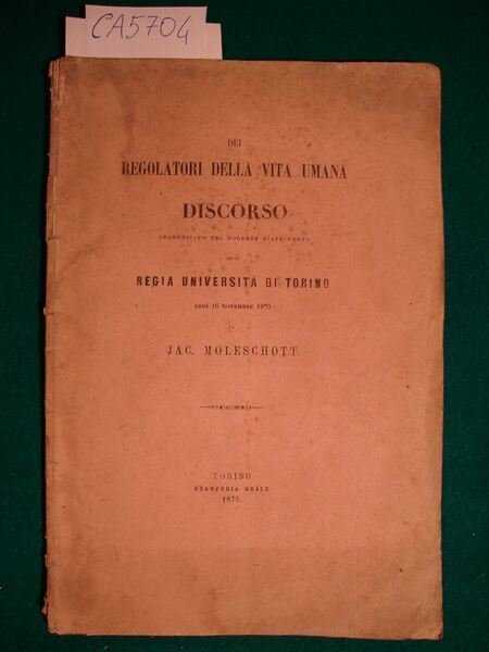 Dei regolatori della vita umana - Discorso pronunziato nel solenne … | Immagine Gallery 1