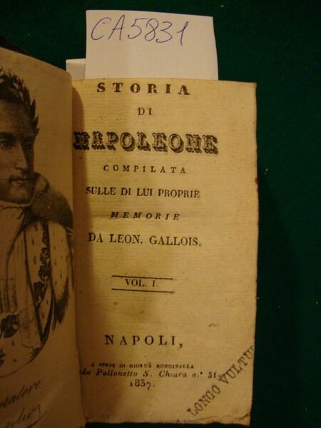 Storia di Napoleone compilata sulle di lui proprie memorie