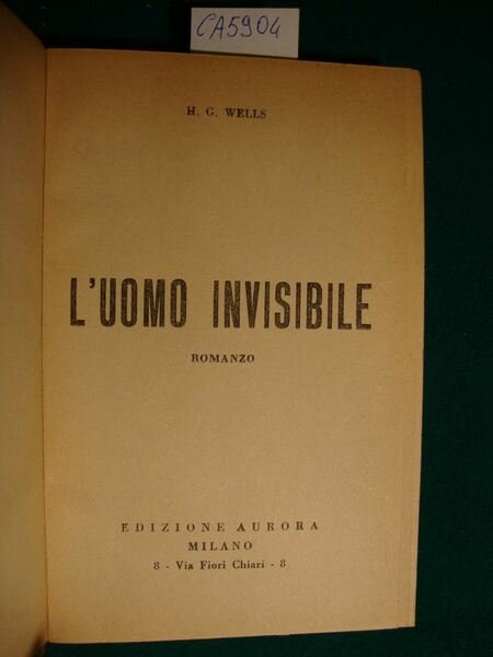 L'uomo invisibile - Romanzo