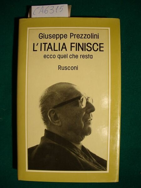 L'Italia finisce - Ecco quel che resta