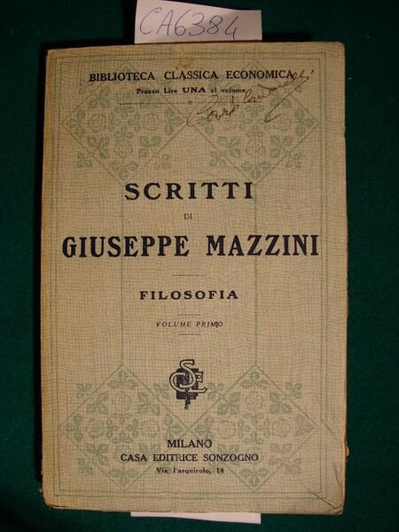 Scritti di Giuseppe Mazzini - Filosofia