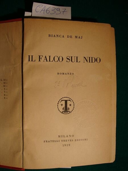 Il falco sul nido - Romanzo