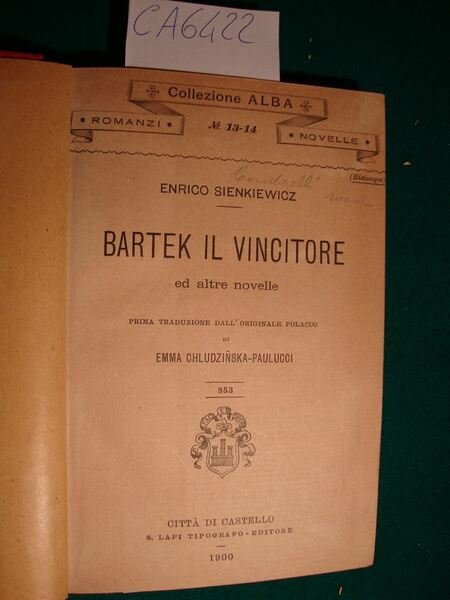 Bartek il vincitore ed altre novelle