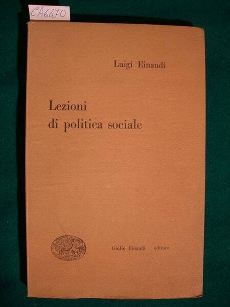 Lezioni di politica sociale