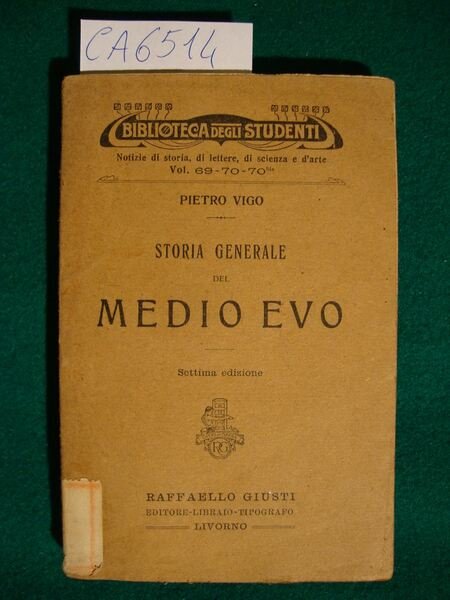 Storia generale del Medio Evo