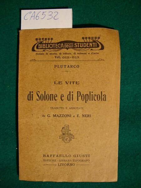 Le vite di Solone e di Poplicola