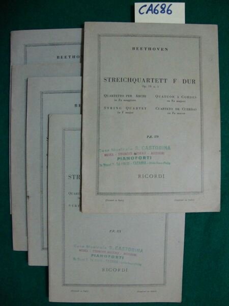 Streichquartett (F dur - G dur - C moll - …