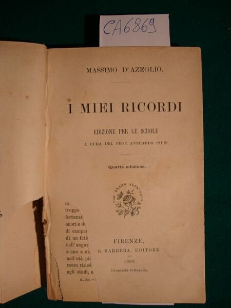 I miei ricordi - Edizioni per le scuole a cura …
