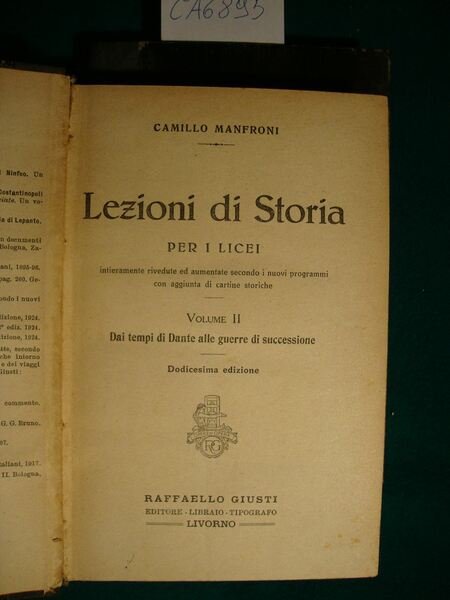 Lezioni di storia d'Europa e specialmente d'Italia per i Licei … | Immagine Gallery 3