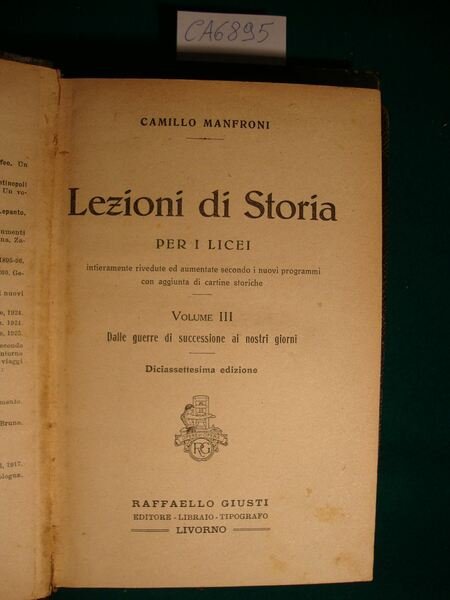 Lezioni di storia d'Europa e specialmente d'Italia per i Licei … | Immagine Gallery 4