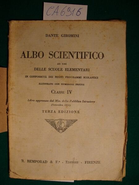 Albo scientifico ad uso delle scuole elementari in conformità dei …
