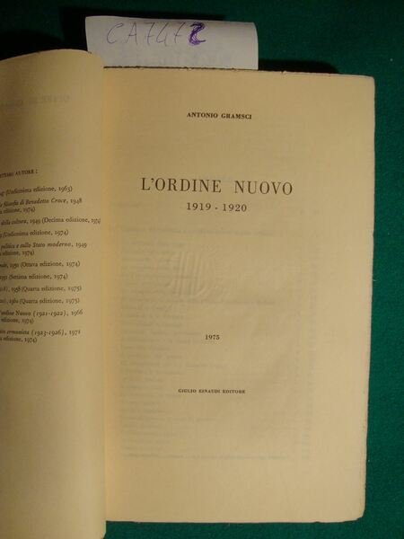 L'ordine nuovo (1919-1920)