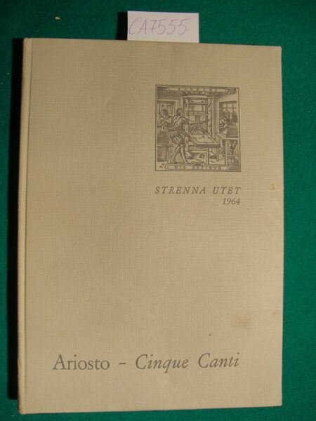 Ariosto - Cinque Canti di un nuovo libro di M. …