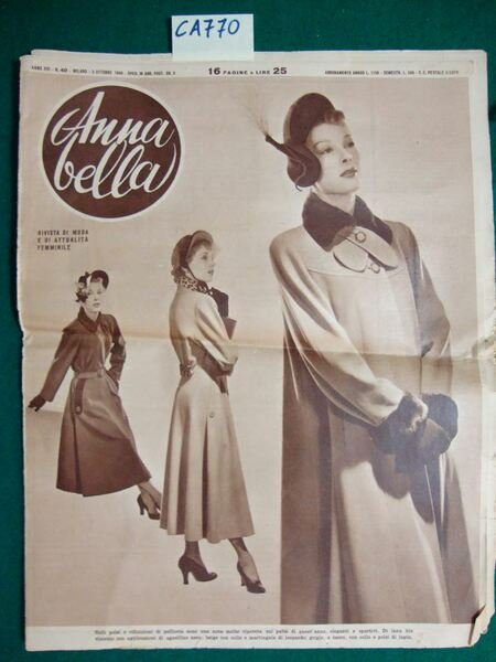 Annabella - Rivista di moda e di attualità femminile (periodico) | Immagine principale