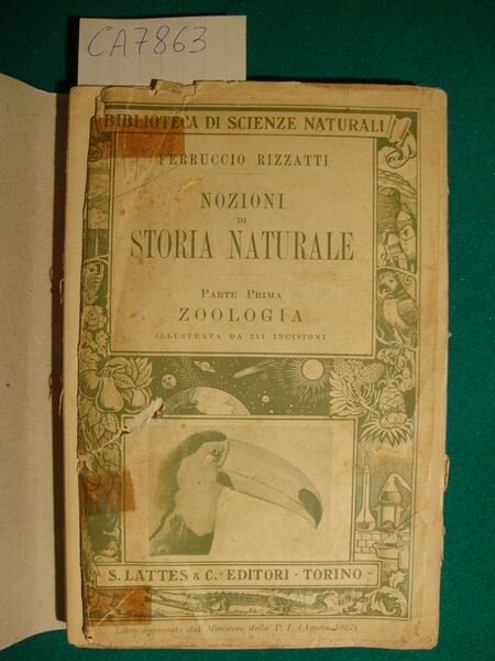 Nozioni di storia naturale - Parte prima - Zoologia (Ad …