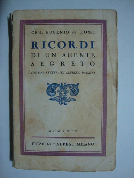Ricordi di un agente segreto - Con una lettera di … | Immagine principale