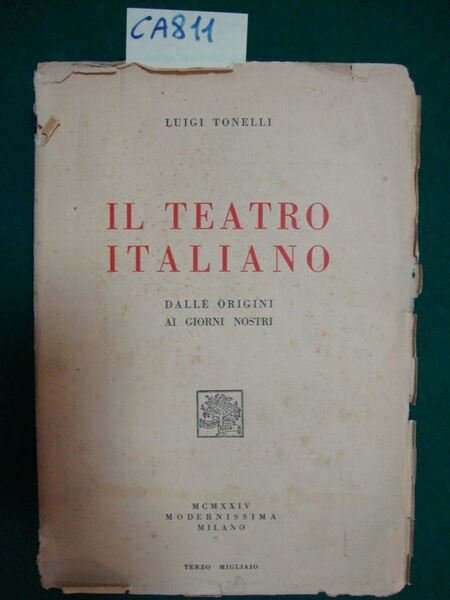 Il teatro italiano - Dalle origini ai giorni nostri | Immagine principale