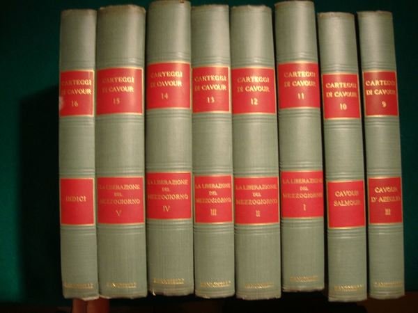 Carteggi di Cavour (16 volumi)
