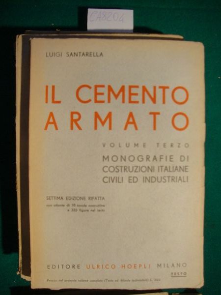 Il cemento armato (4 volumi)