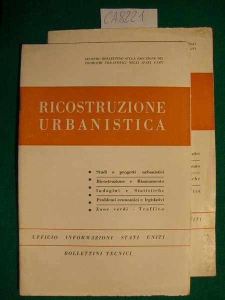 Ricostruzione urbanistica - Ufficio Informazioni Stati Uniti - Bollettini Tecnici …