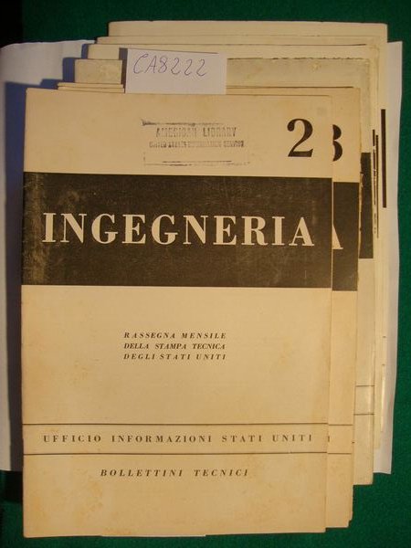 Ingegneria - Rassegna mensile della stampa tecnica degli Stati Uniti …