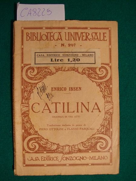 Catilina - Dramma in tre atti