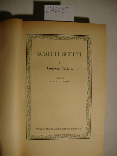 Scritti scelti