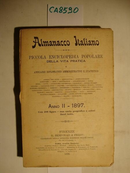 Almanacco Italiano - Piccola Enciclopedia della vita pratica e annuario …