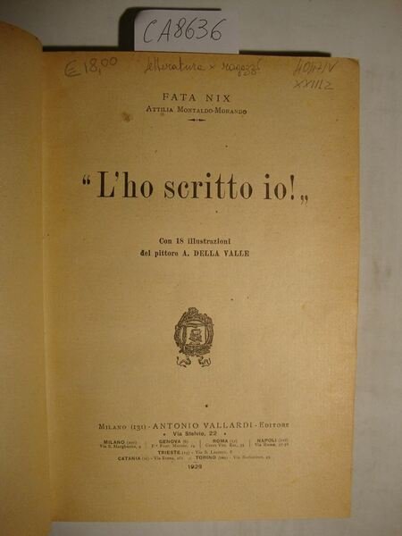 - L'ho scritto io! -