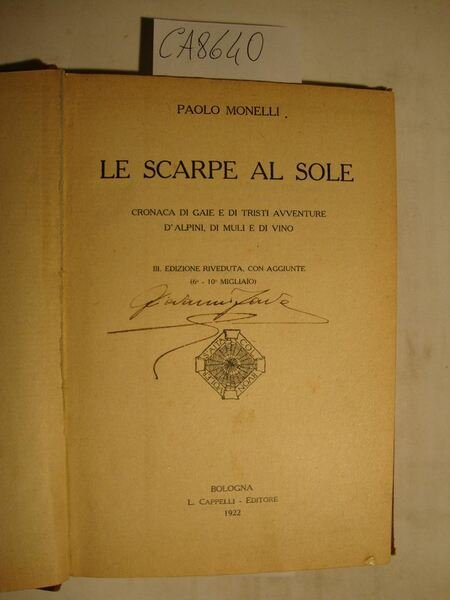 Le scarpe al sole - Cronaca di gaie e di …