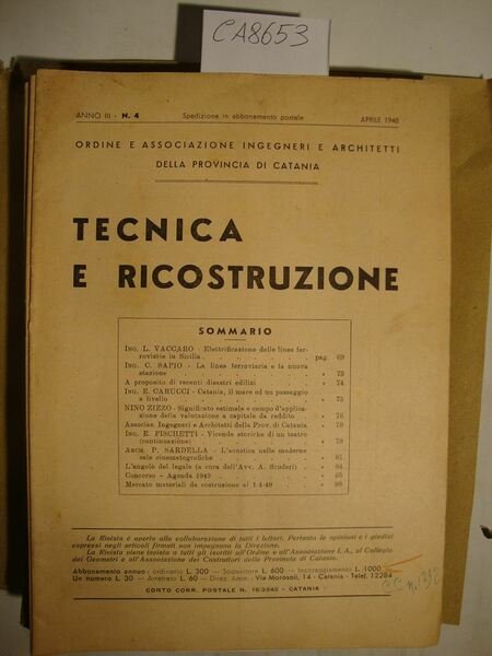 Tecnica e ricostruzione