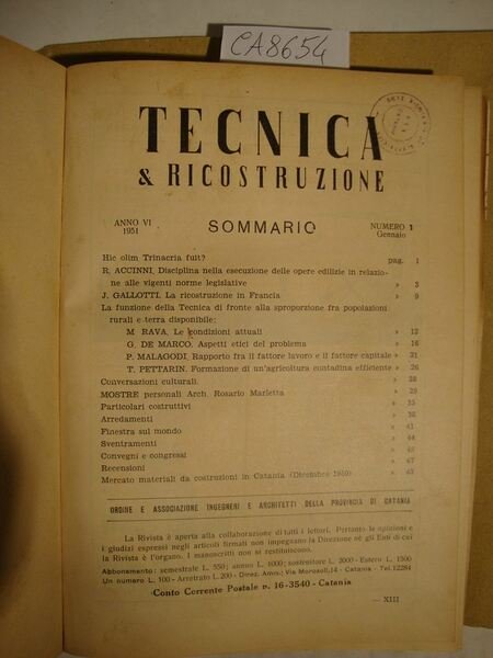 Tecnica e ricostruzione