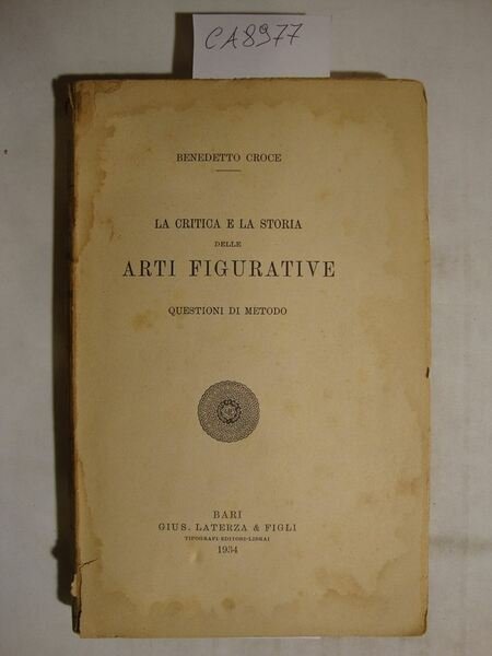 La critica e la storia delle arti figurative - Questioni …