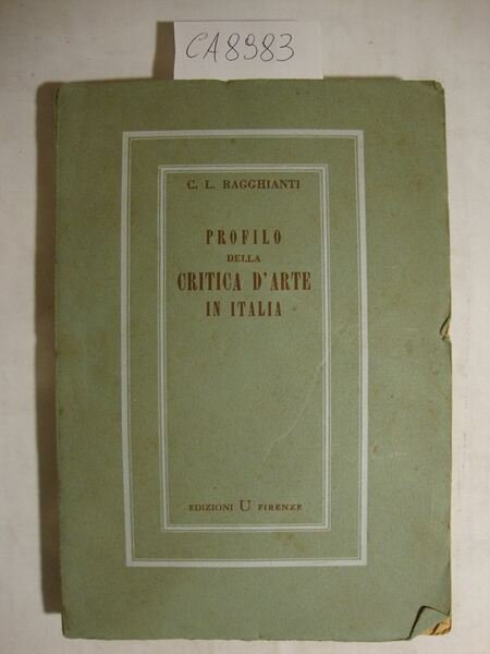 Profilo della critica d'arte in Italia