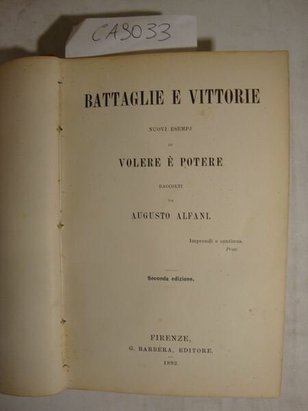 Battaglie e vittorie - Nuovi esempj di Volere è Potere … | Immagine Gallery 2