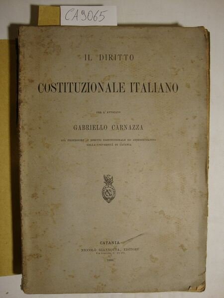 Il diritto costituzionale Italiano | Immagine principale