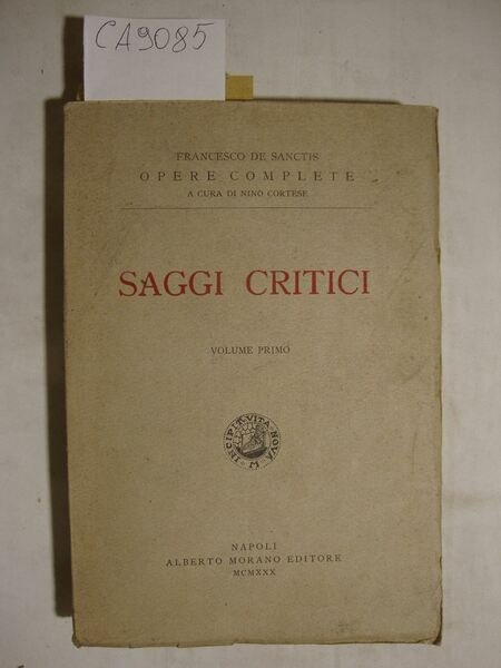 Saggi Critici (voll. I, II, III, IV)