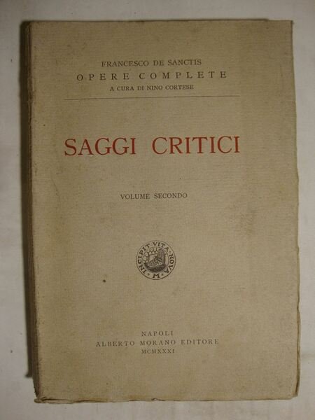 Saggi Critici (voll. I, II, III, IV)