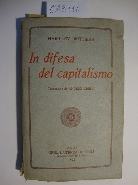 In difesa del capitalismo