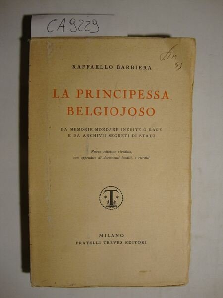 La principessa Belgiojoso - Da memorie mondane inedite o rare … | Immagine principale