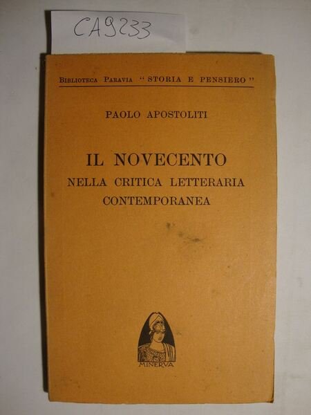 Il Novecento nella critica letteraria contemporanea
