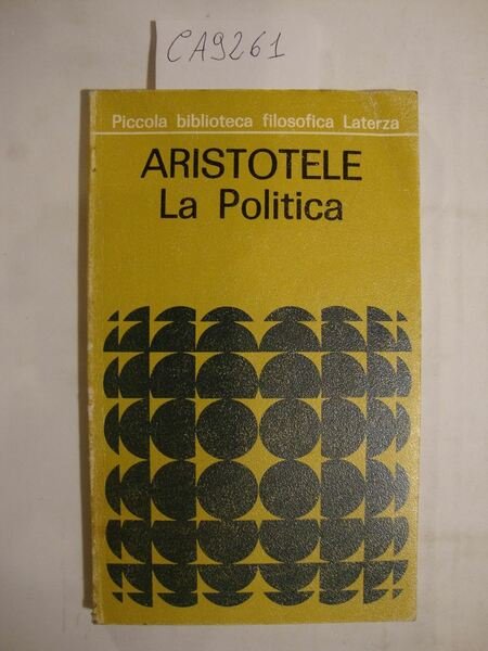 Aristotele - La politica