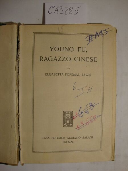 Young Fu, ragazzo cinese