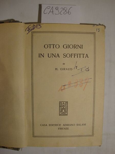 Otto giorni in una soffitta